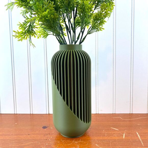 Modern Flower Vase, Yao Flower Vase, Multiple Colors - Picture 1 of 10